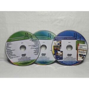 3 PCT Entertainment, Reference & Creativity, Productivity Installation DVD